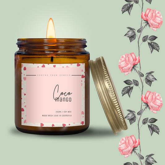 Coco & Mango - 250ml Soy Candle